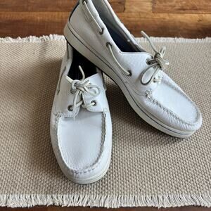 SPERRY Top-Sider Shoes Mens Size 11 White Leather
